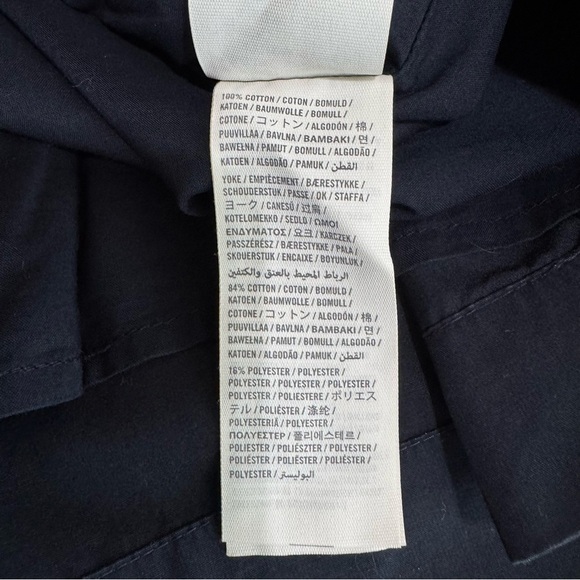 Hollister Navy Blue Fit & Flare Crochet Neckline Skater Dress - Picture 7 of 8